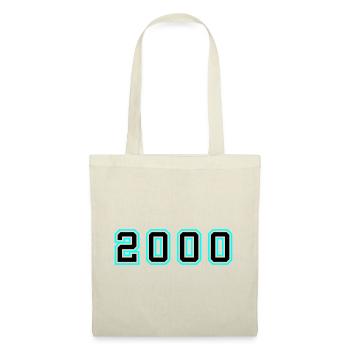 2000 Jahr Geburtstag - Stoffbeutel - Natur - Vorne