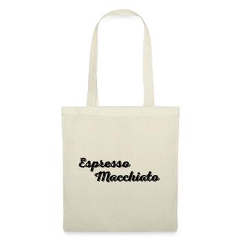 Espresso Macchiato - Stoffbeutel - Natur - Vorne