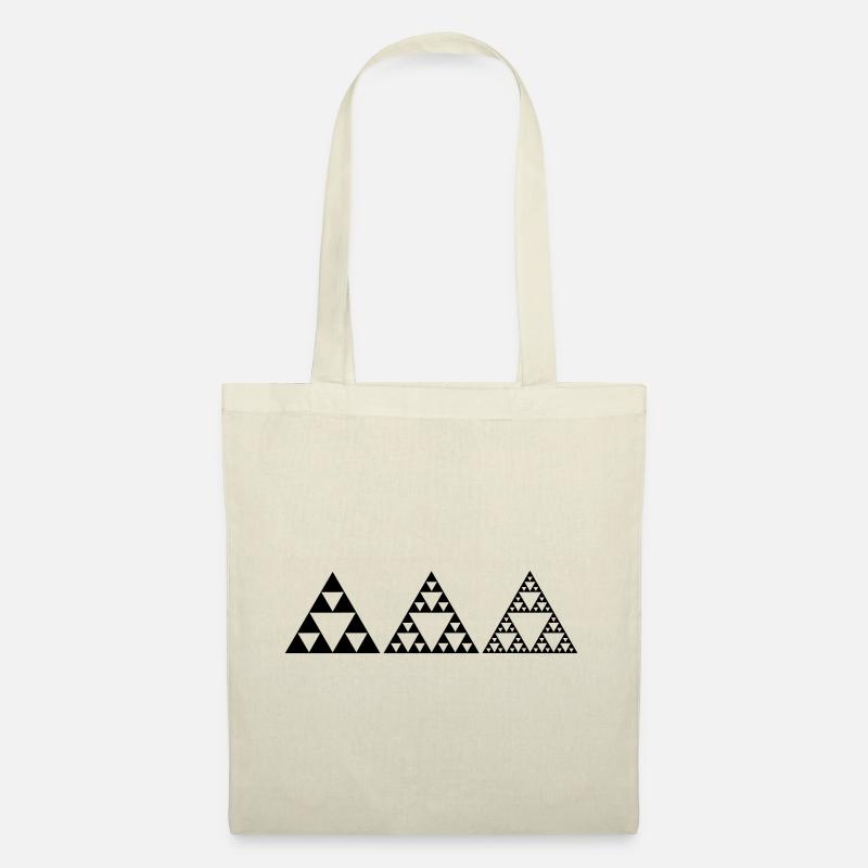 Sierpinski triangles, fractal, geometry, - Tote Bag - nature