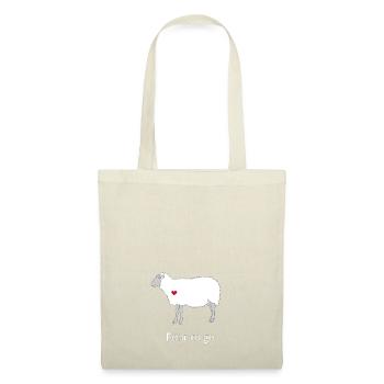 Föhr To Go - mouton - Sac en tissu - nature - Devant