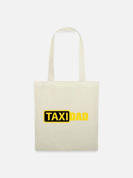 Farben änderbar | Taxi Dad - Stoffbeutel - Natur
