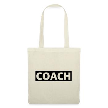 Coach | Fitness Trainer, Fitness, Workout, Protein - Tote Bag - nature - Front