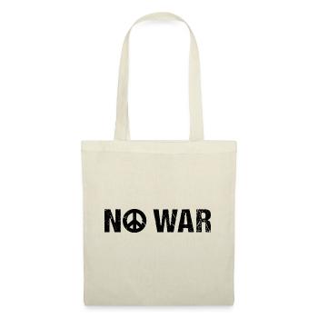 Pas de guerre, de paix, de signe, de paix - Sac en tissu - nature - Devant