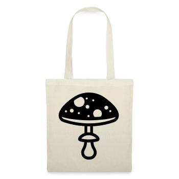 Champignon - Sac en tissu - nature - Devant