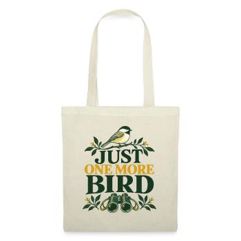 Nur Noch Ein Vogel Minimalistisches Birding Design - Stoffbeutel - Natur - Vorne