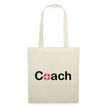 ★ couleurs design ★ coach (bouée de sauvetage) - Sac en tissu - nature - Devant