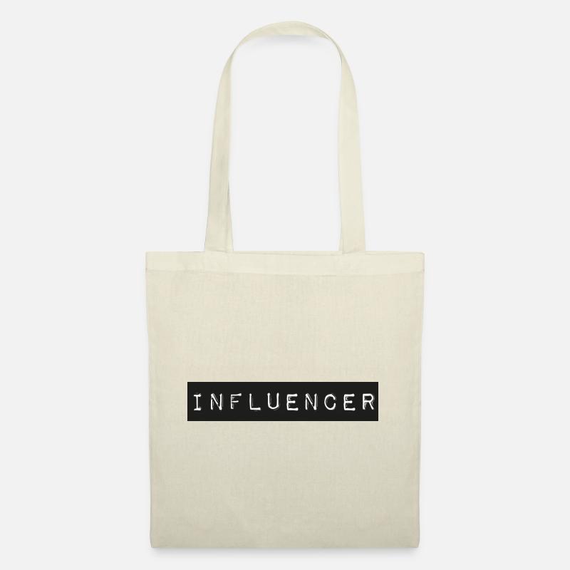 Influencer Boxlogo - Stoffbeutel - Natur