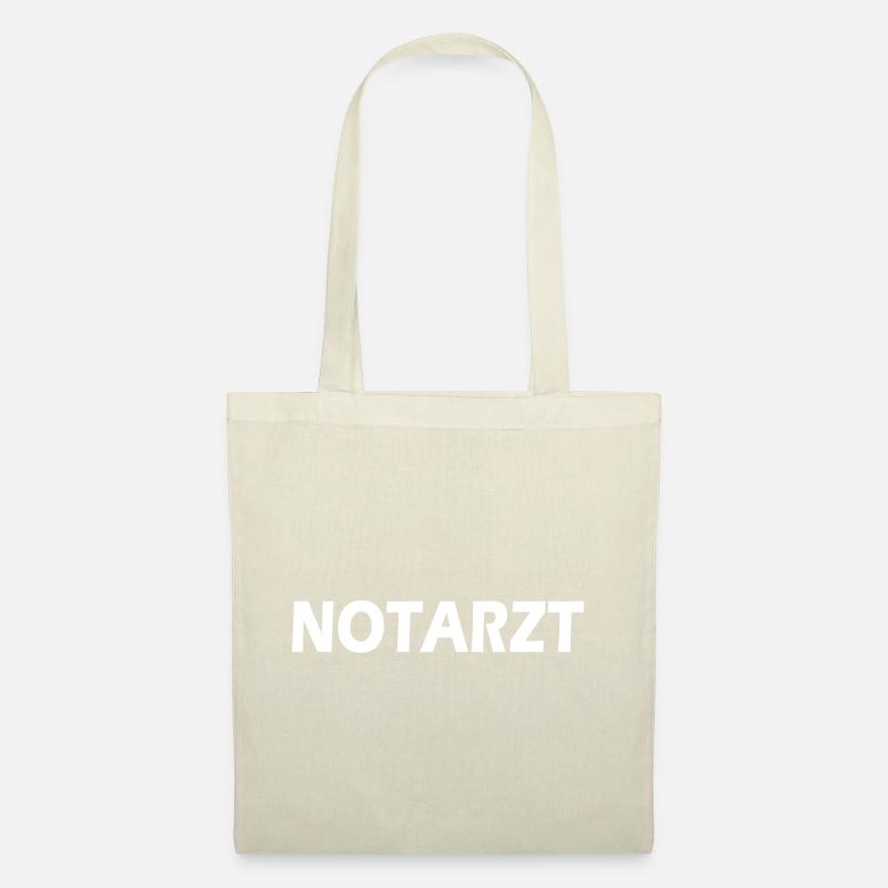 Notarzt - Stoffbeutel - Natur