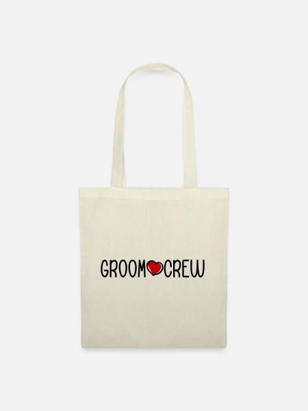 Groom Crew - Stoffbeutel - Natur
