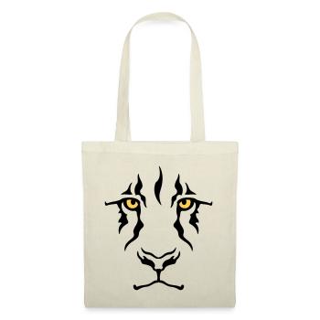 Le regard du lion - Sac en tissu - nature - Devant