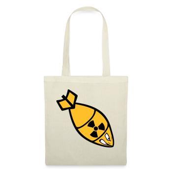 face atomic bomb radioactive bombard - Tote Bag - nature - Front