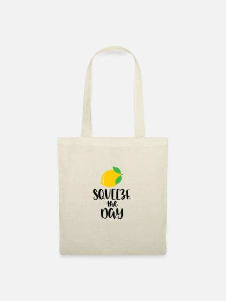 squeeze the day - Stoffbeutel - Natur