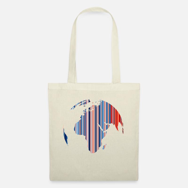 Climate Change - Warming Stripes - Earth - Tote Bag - nature