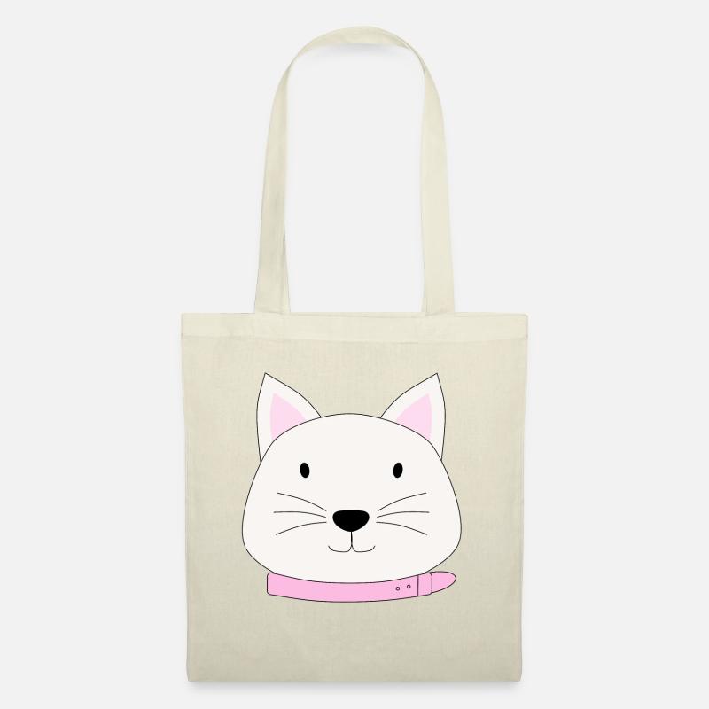 Kleine Katze - Stoffbeutel - Natur