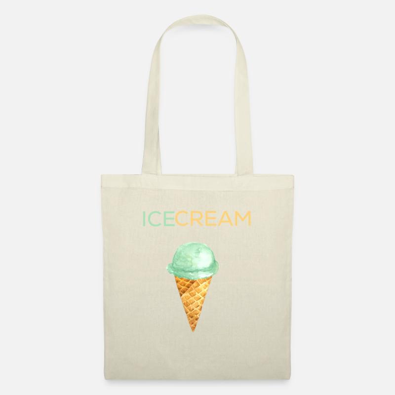 Ice Cream / Eiscreme - Tote Bag - nature