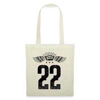 22 Couronne numérique - Sac en tissu - nature - Devant