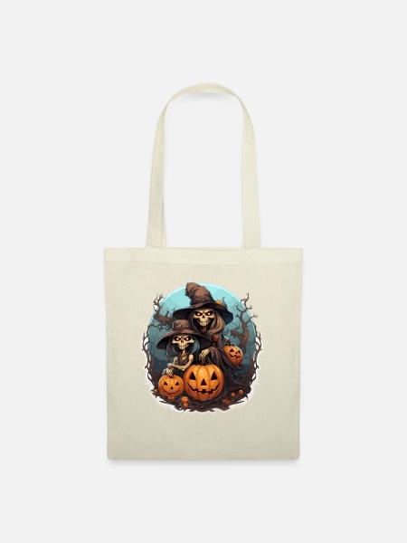 witch 10 - Stoffbeutel - Natur