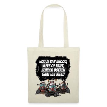 bread tshirt 3x brown - Tote Bag - nature - Front