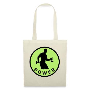 power fitness sport - my sport - Stoffbeutel - Natur - Vorne