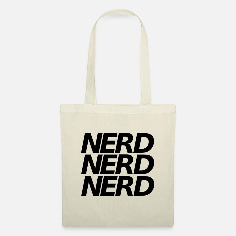 Nerd nerd nerd - Sac en tissu - nature