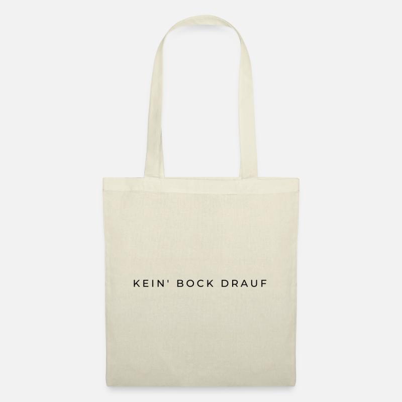 Kein' Bock drauf - Stoffbeutel - Natur