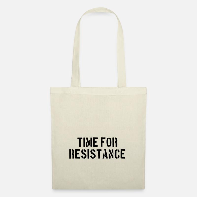 time for resistance - Stoffbeutel - Natur