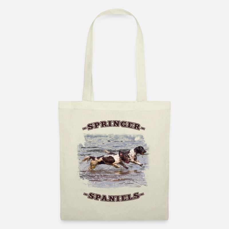 Springer Spaniel Hundefoto - Stoffbeutel - Natur