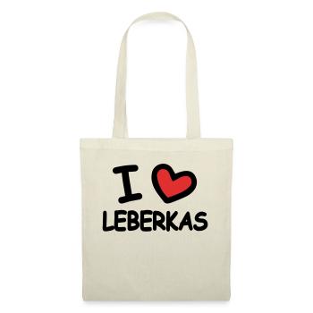 I Love Leberkas - Tote Bag - nature - Front
