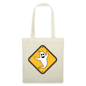 avertissement avertissement attention danger danger bouclier vorsi - Sac en tissu - nature - Devant