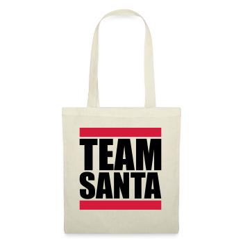équipe équipage amis joyeux noël père noël n - Sac en tissu - nature - Devant