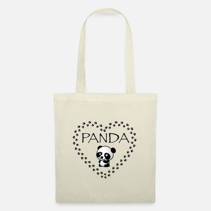 PANDA - Stoffbeutel - Natur