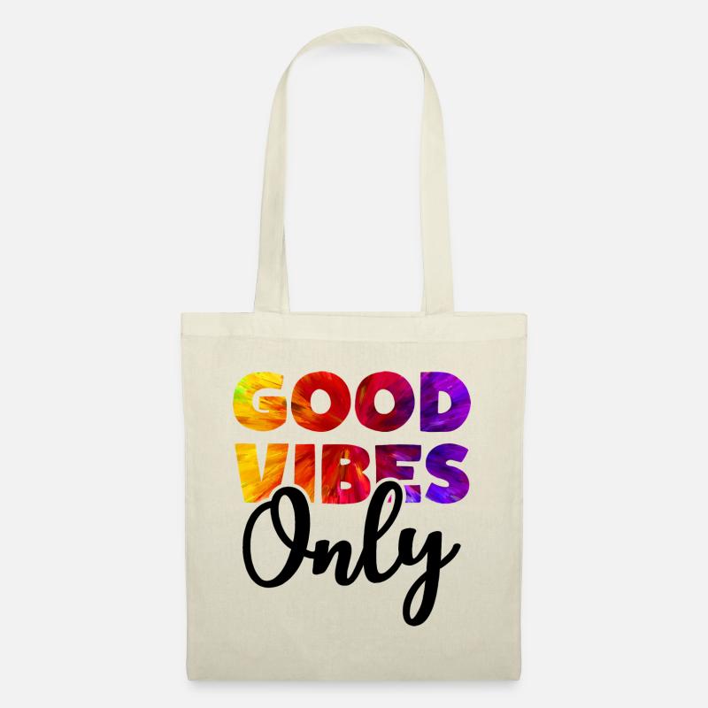 GOOD VIBES ONLY Positive Vibes - Stoffbeutel - Natur