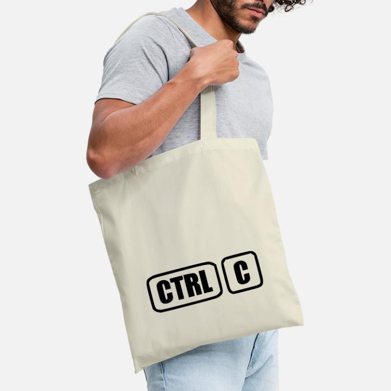 [CTRL] [C] [black] Tote Bag