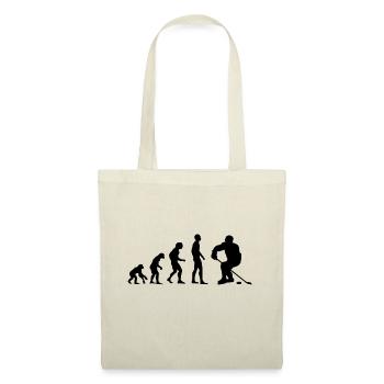 Evolution Eishockey, Icehockey, schwarz - Stoffbeutel - Natur - Vorne