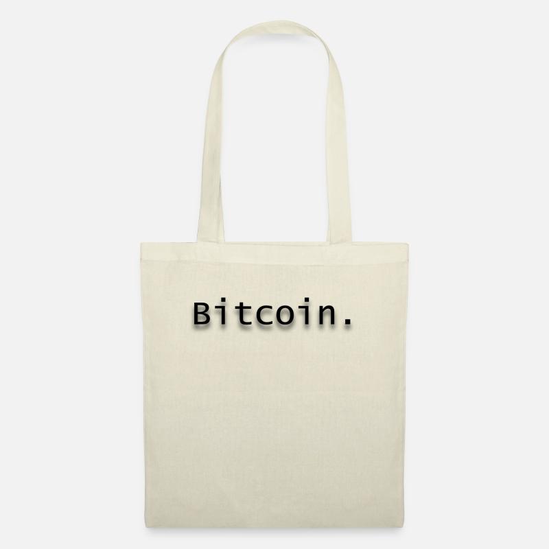 Bitcoin. - Stoffbeutel - Natur