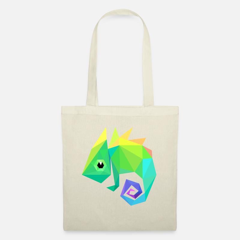 caméléon - Sac en tissu - nature