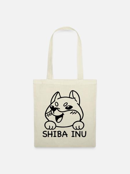 Shiba inu - Stoffbeutel - Natur