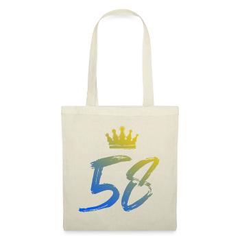 58 Couronne numérique - Sac en tissu - nature - Devant