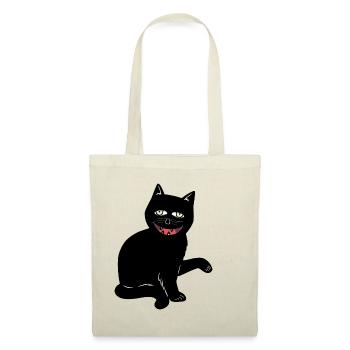 Halloween Cat Black Cat Creepy Horror - Tote Bag - nature - Front