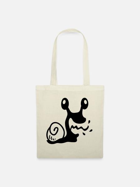 Crazy Snail - line - Stoffbeutel - Natur