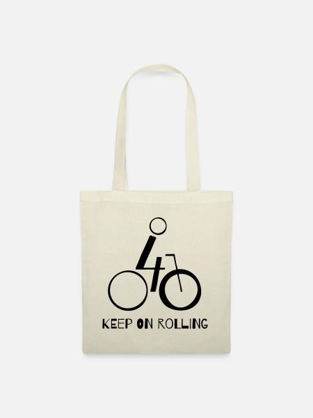 A cyclist celebrates his 40th birthday - Tote Bag - nature