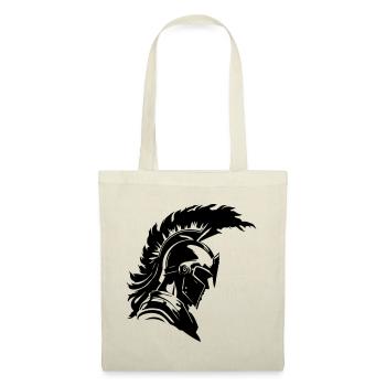 Warrior Sparta Helmet Spartan - Tote Bag - nature - Front
