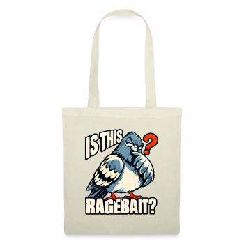 Ragebait Jugendwort 2026 Taube Meme - Stoffbeutel - Natur - Vorne