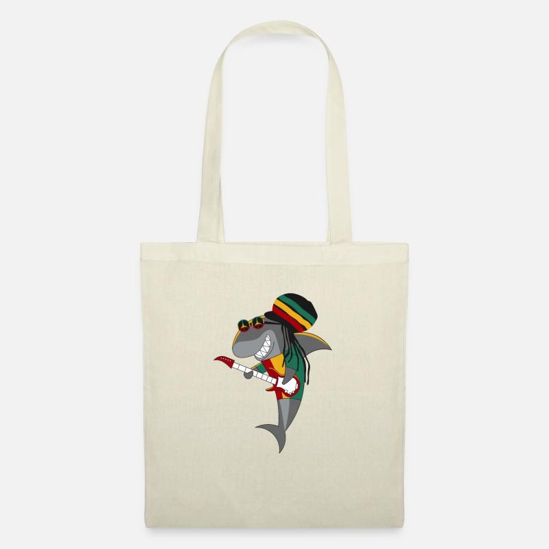 Reggae Shark - Stoffbeutel - Natur