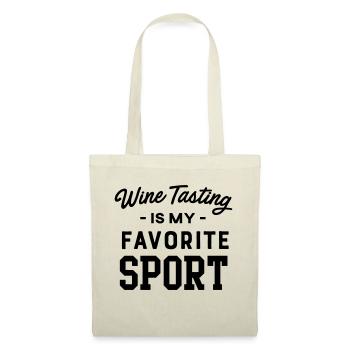 Wine Tasting Is My Favorite Sport - Tote Bag - nature - Front