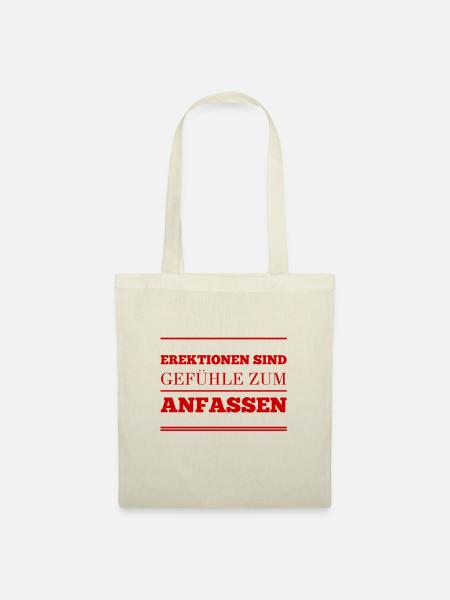 Erektionen - Stoffbeutel - Natur