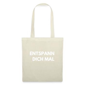immer locker bleiben - Stoffbeutel - Natur - Vorne