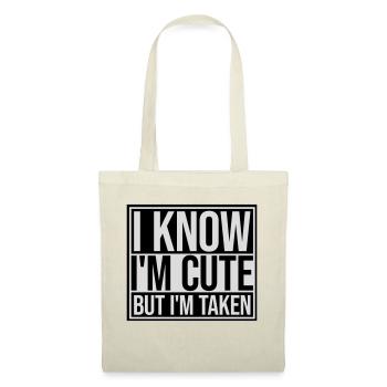 cute but taken quote - Tote Bag - nature - Front