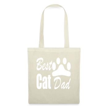 Meilleur père chat - Sac en tissu - nature - Devant