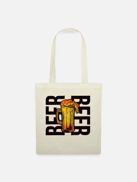 Bier Bier - Stoffbeutel - Natur
